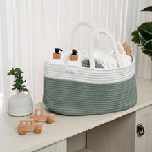 Rope Diaper Basket with Name