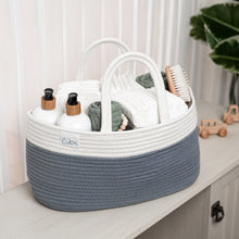 Rope Diaper Basket with Name