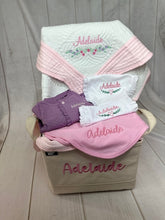 Deluxe Baby Gift Basket with Quilt