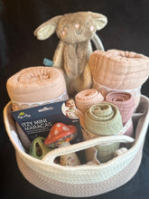 Deluxe Baby Rope Diaper Basket Gift