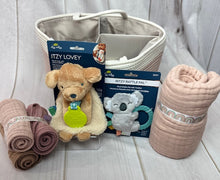 Rope Diaper Basket with Muslin Baby Essentials