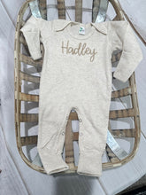 Natural Oatmeal Colored Baby Outfit