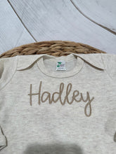 Natural Oatmeal Colored Baby Outfit