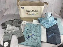 Custom Canvas Baby Gift Basket
