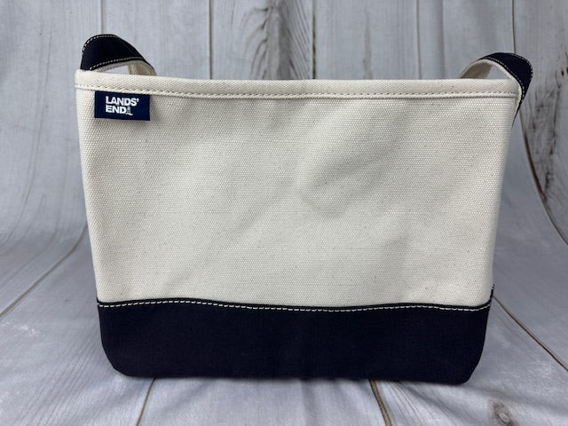 Navy Canvas Tote