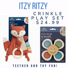 Fox Crinkle Toy and Pop Spinner Gift Set