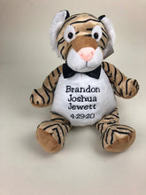 Cuddly 16" Plush  Animals - You choose embroidery for tummy