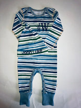 Watercolor Striped Outfit and Hat Set from Bert's Bees Baby (100% Organic Cotton)