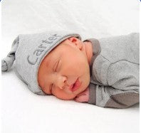 Boy Coming Home or Hospital Outfit and Hat Set  -  Burt's Bees Baby