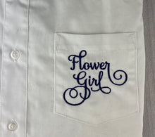 Flower Girl - Oversized Wedding Party Shirts
