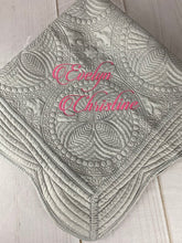 Heirloom Baby Quilt with Embroidered Baby Name