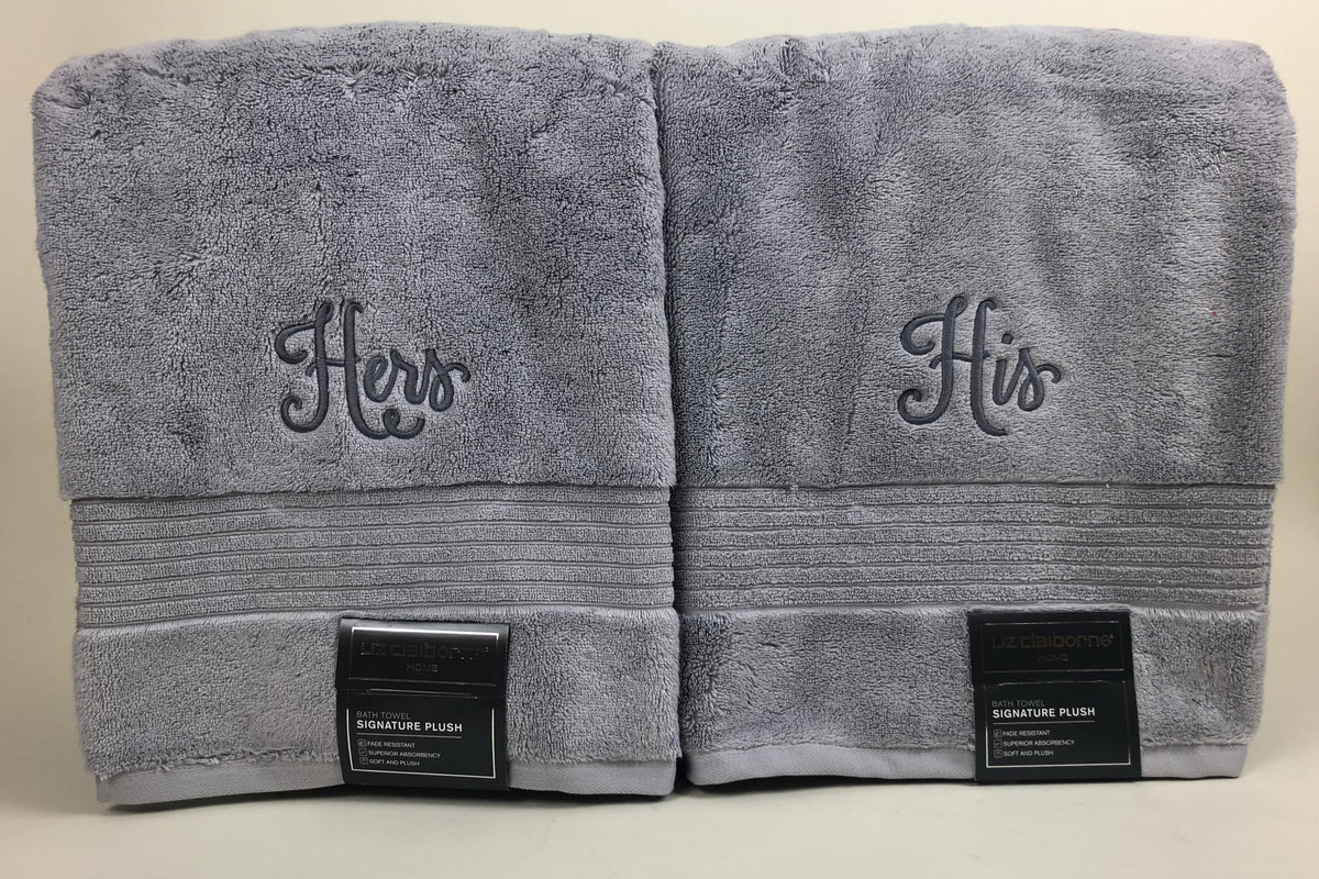 His and outlet hers towel