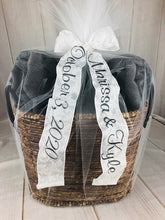 6 Piece Monogrammed Wedding Towel Gift Set