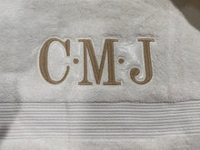2 Piece Monogrammed Towel Set