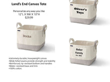 Kids Canvas Catch All Box