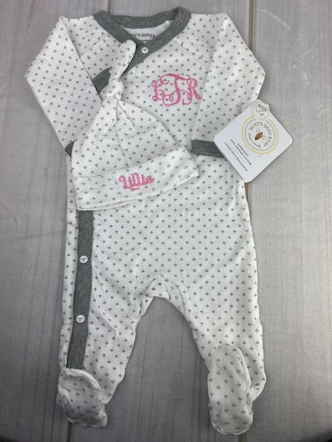 Grey Gender Neutral Coming Home Set - Bert's Bees Baby (100