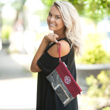 Clear Convertible Crossbody or Wristlet Purse - Stadium Friendly!