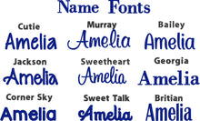In Stock -Stadium Blankets - Name over Large Letter