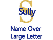 In Stock -Stadium Blankets - Name over Large Letter