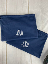 Travel Shoe Bags -  2 pack w Engraved Monogram