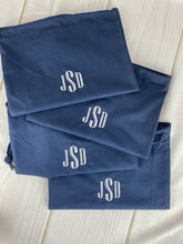 Travel Shoe Bags -  4 pack w Engraved Monogram