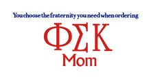 Fraternity Mom Sweatshirt Sizes S to 3X