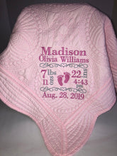 Girl Heirloom Quilt - Your choice of Embroidery