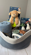 Rope Diaper Basket with Muslin Baby Essentials