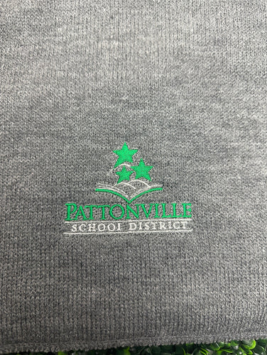 Grey Scarf with Pattonville Logo