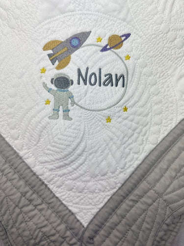 Outer Space Celestial Heirloom Quilt