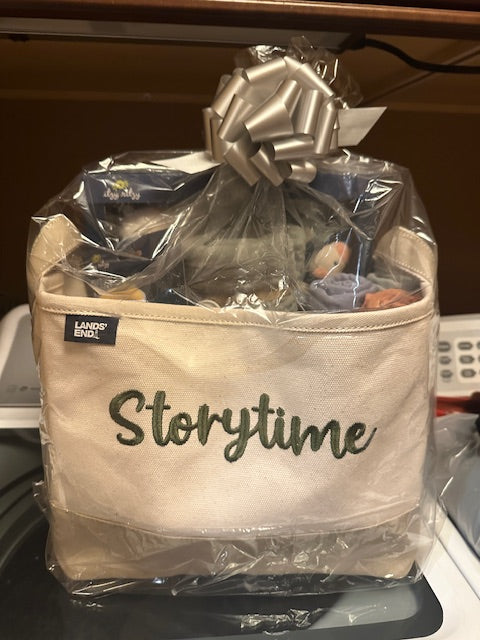 Storytime Canvas Baby Gift Basket