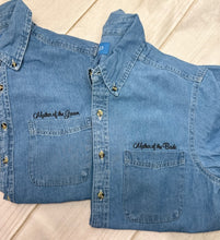 Denim Shirt with embroidery over Pocket