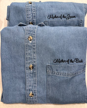 Denim Shirt with embroidery over Pocket