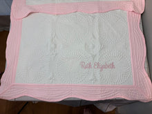 Keepsake Heirloom Quilt with Embroidered Name on Edge