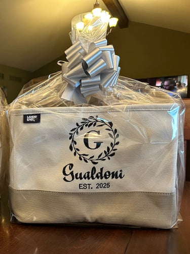 Canvas Cube Gift with Family Name
