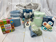 Deluxe Baby Rope Diaper Basket Gift