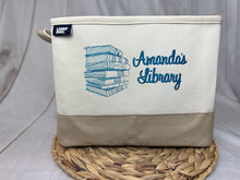 Book Storage Cube - Cursive Font