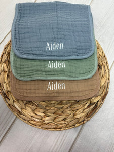 Muslin Burp Cloth Sets