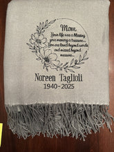 Mom Memorial Throw | Bereavement Gift | Sympathy Gift | Remembrance Gift | Memorial Blanket | Hug Blanket | Funeral Gift (Copy)