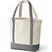 Land End Large Tote with Graphite Accents