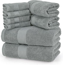 8 Piece Monogrammed Towel Set