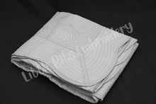 Design Your Own - Large 50" x 60" White Quilted Blanket -