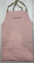 Heavy Twill Crossback Apron - with free embroidery