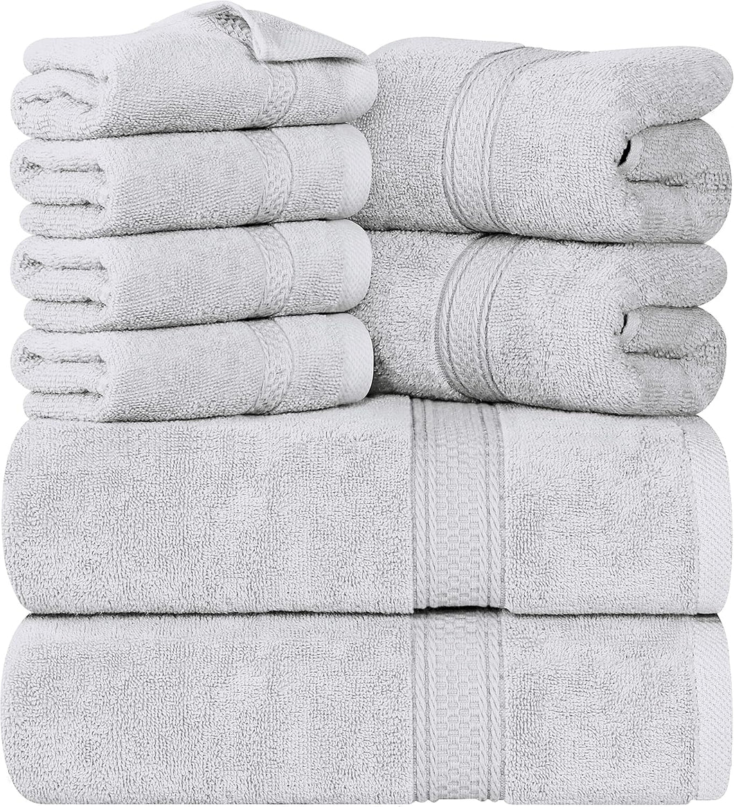 8 Piece Monogrammed Towel Set
