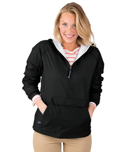 Charles River Rain Jacket ADULT UNISEX CLASSIC SOLID PULLOVER  - (Flannel Lining)
