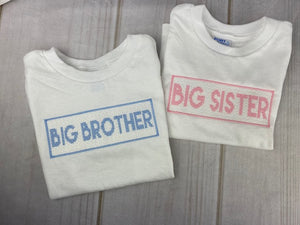 Big Brother or Big Sister Faux Smocked T-Shirt