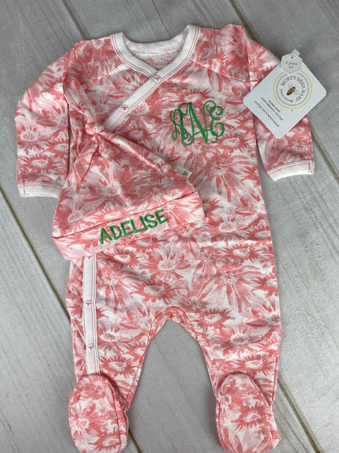 Newborn Baby Girl Personalized Going Home Outfit