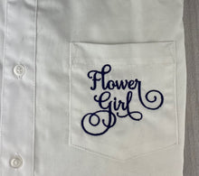 Flower Girl - Oversized Wedding Party Shirts