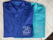 Wedding Party Shirts - Mediterranean Blue