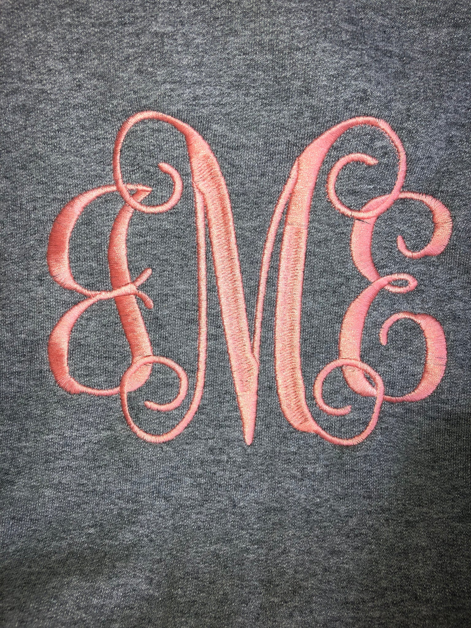 Large Monogram Sweatshirt – Arch City Monogramming, LLC
